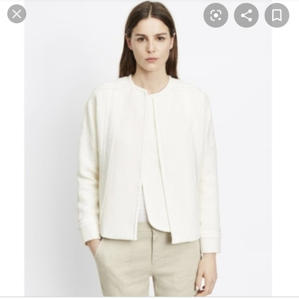 NWT Vince Frayed Edge Boucle Jacket 4